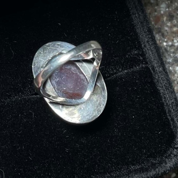 Handcrafted Garnet Quartz ring | Size: 6 - Picture 7 of 10